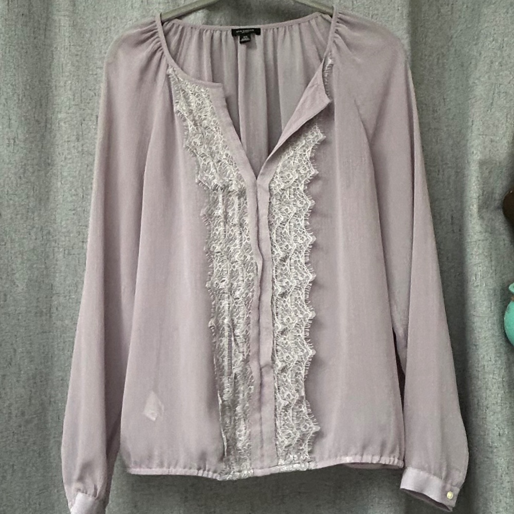 Ann Taylor Sheer Blouse size XS
